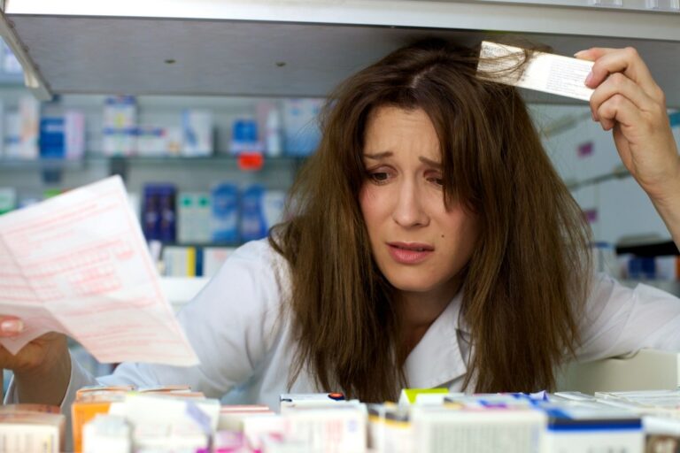Pharmacist Stressed